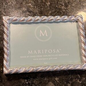 Mariposa Silver Rope Design Frame